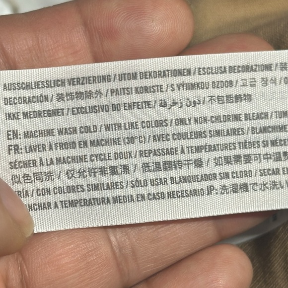 Abercrombie and fitch tan camel pants size 2/26 - Picture 11 of 12